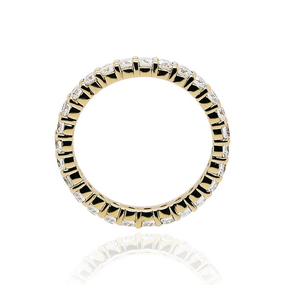 1.70 Ct. tw. Ladies Diamond Eternity Band Ring 14K Yellow Gold - Picture 3 of 3